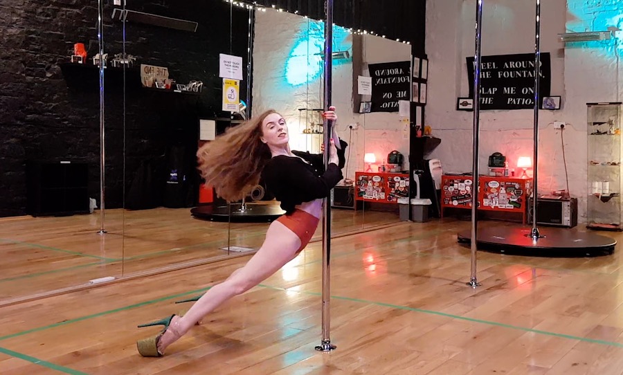 Advanced pole dance Choreography tutorial January 2022
