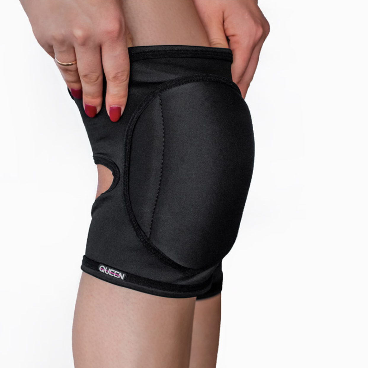 black knee pads for floorwork and pole dancing