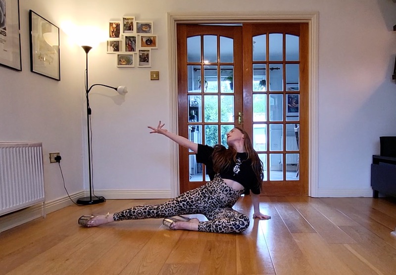 Floorwork Choreography lesson by Arlene Caffrey of her Slut Garden performance